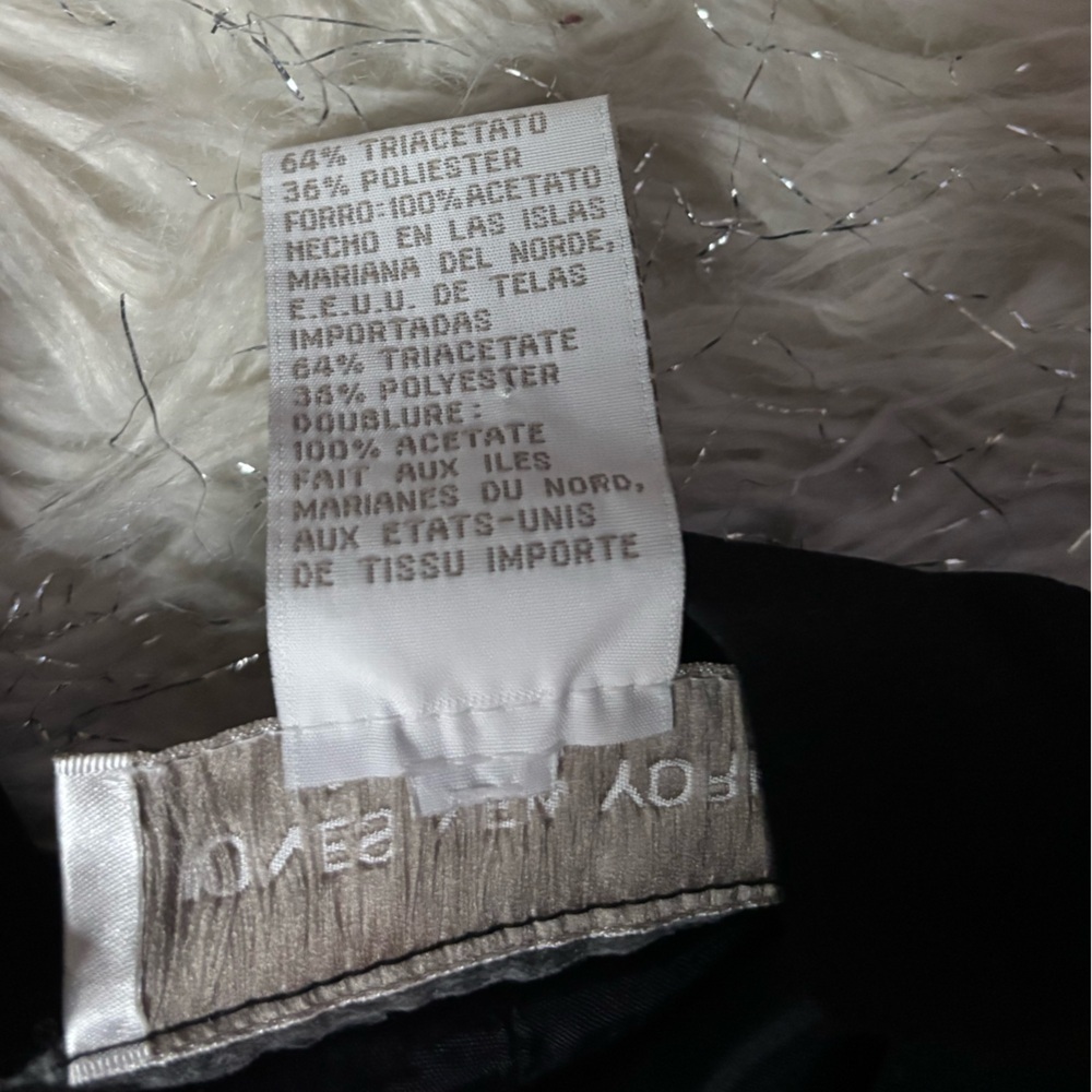 Jones New York Platinum Black Women’s Dress Pants Size 12 - Picture 6 of 14